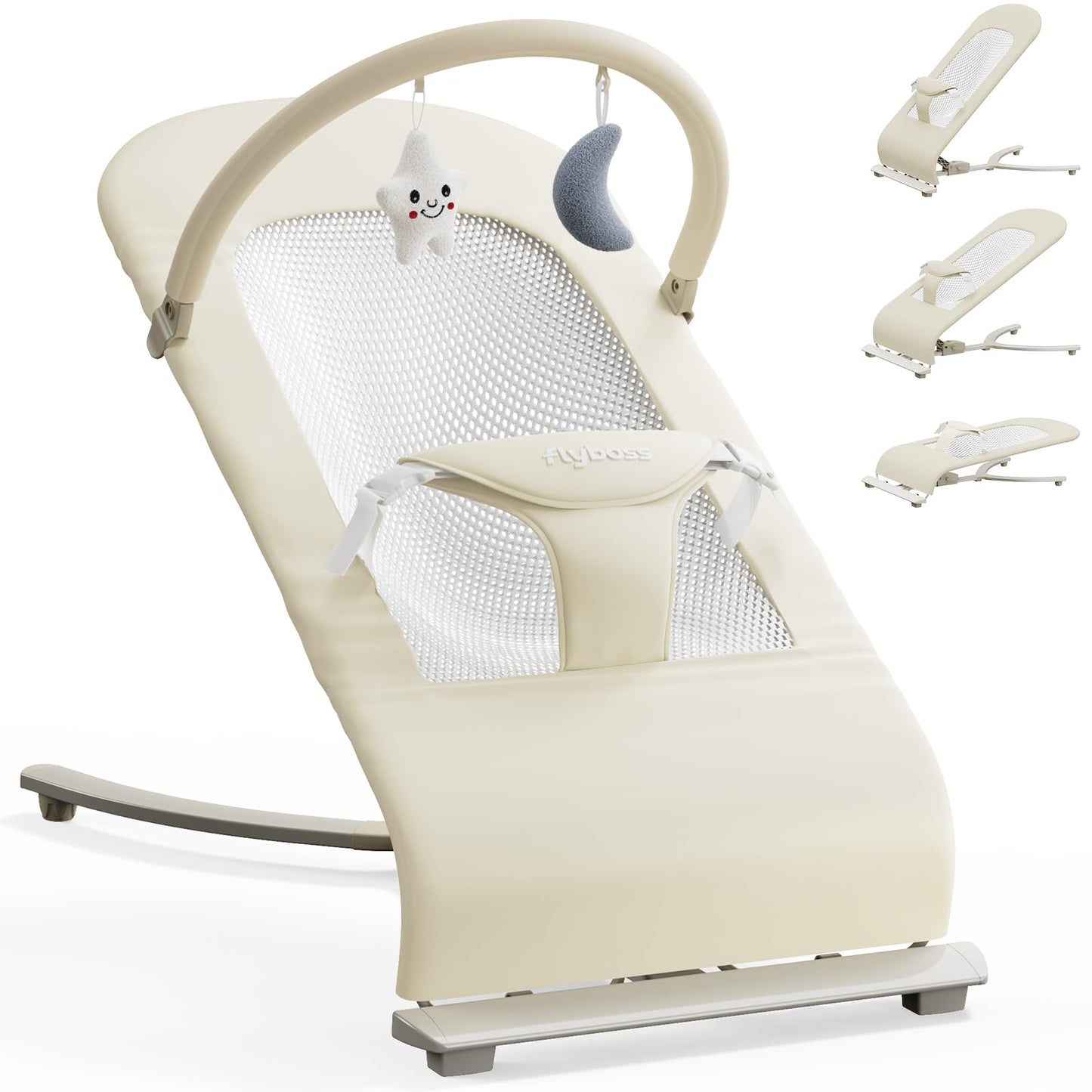 3-in-1 Portable Baby Bouncer & Rocker Chair