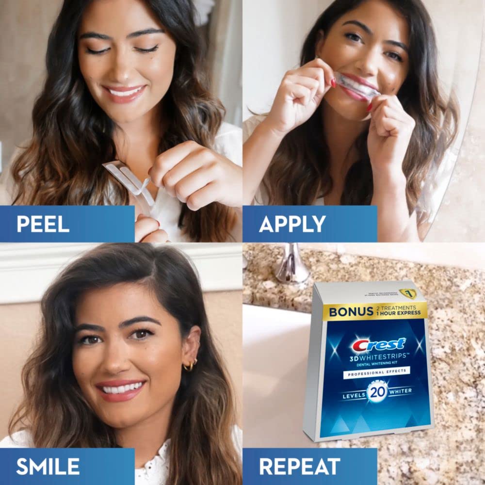 Crest 3D Whitestrips Teeth Whitening Kit, 44 Strips