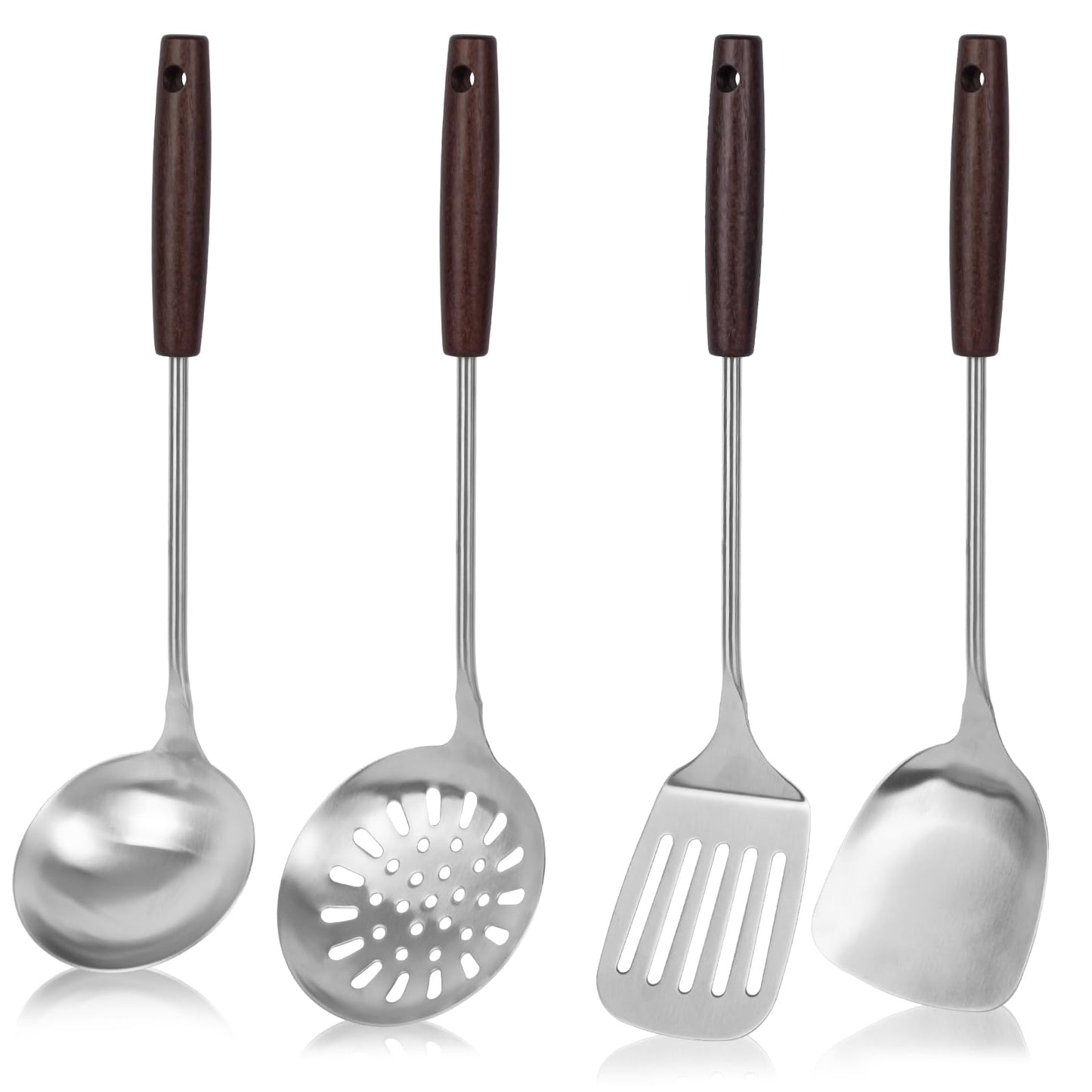 HANSGO Stainless Steel Wok Utensils Set