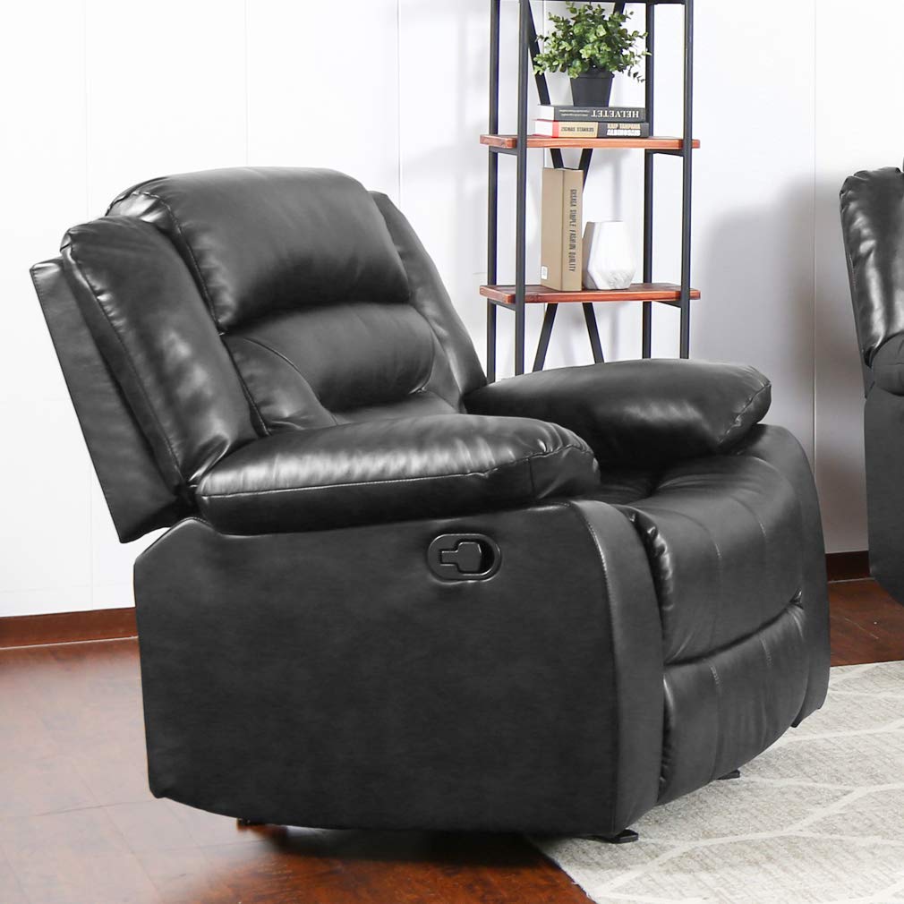FDW Recliner Chair Reclining Recliner Sofa and Couch Sofa for Living Room Sofa PU Leather Home Theater Seating Motion for Living Room Manual Recliner