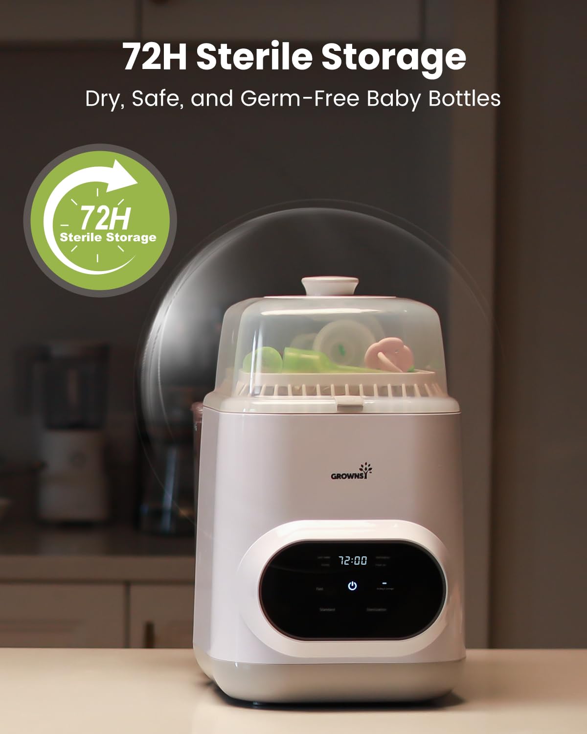 Grownsy Bottle Washer and Sterilizer Pro