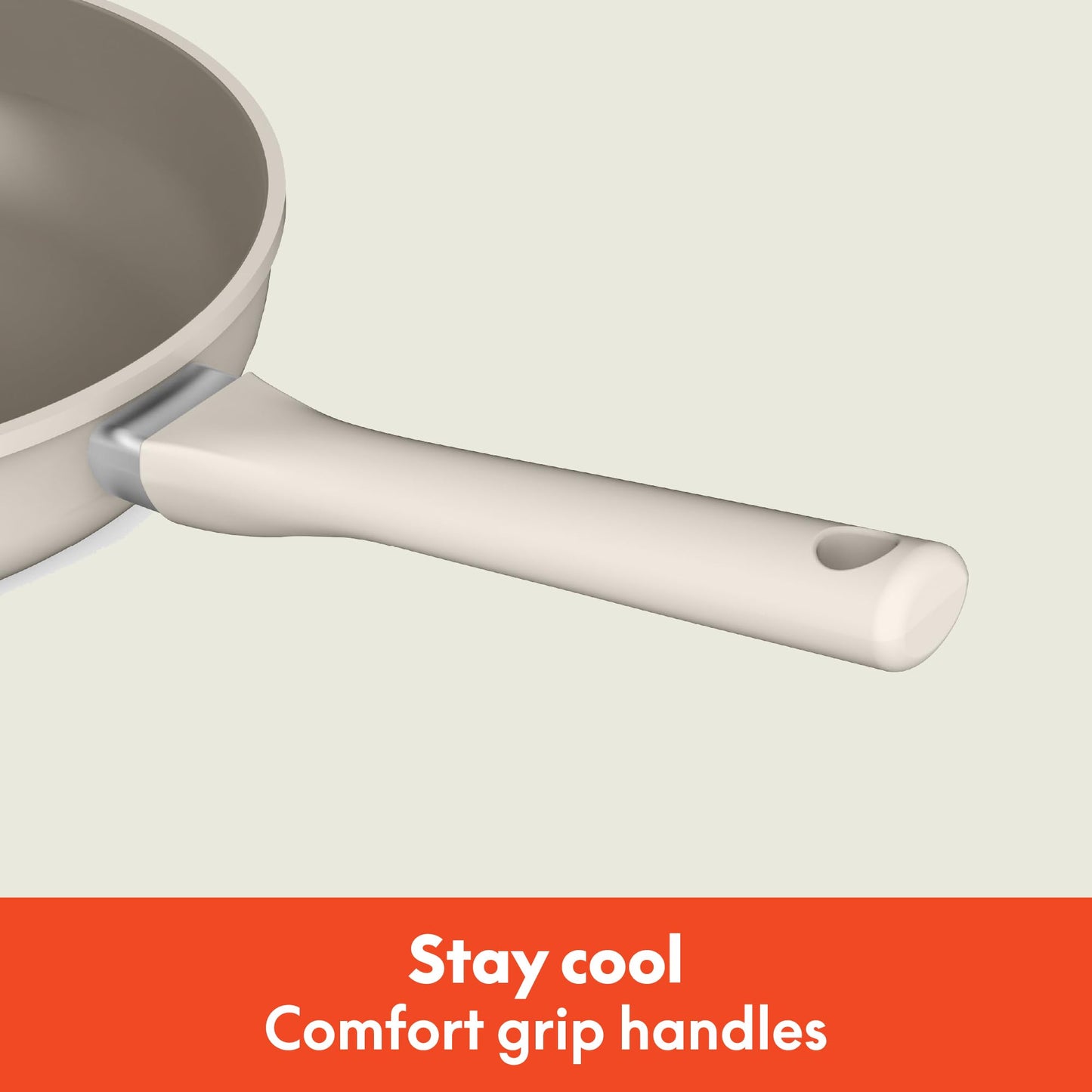 BELLA 7-Piece Nonstick Cookware Set with Lids