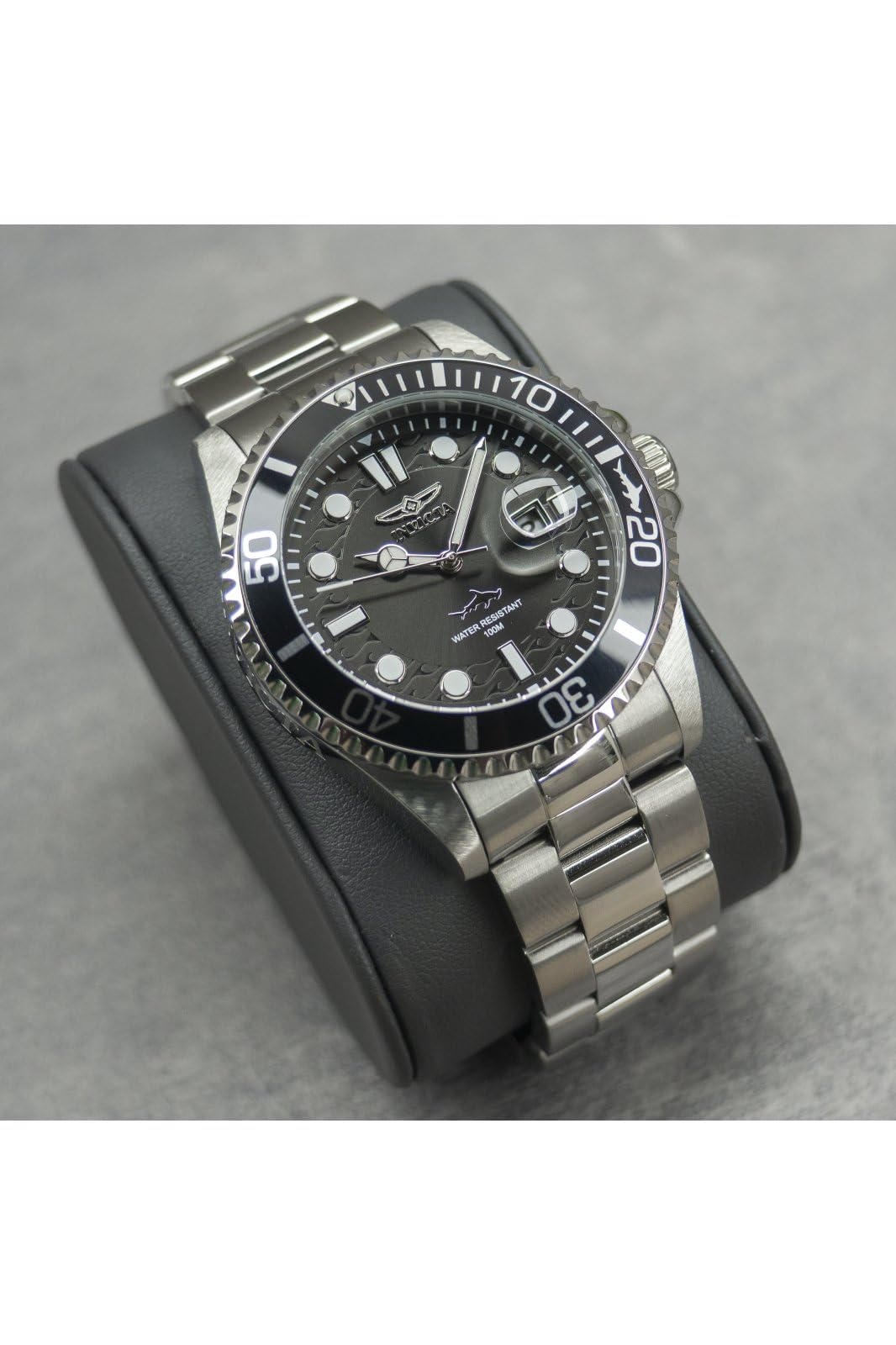 Invicta Pro Diver Quartz Watch with Steel Strap