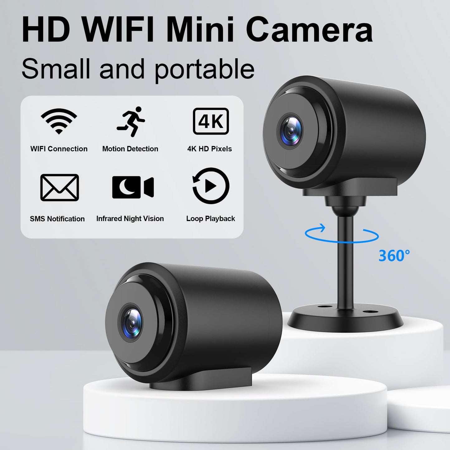 4K WiFi Security Camera with Night Vision
