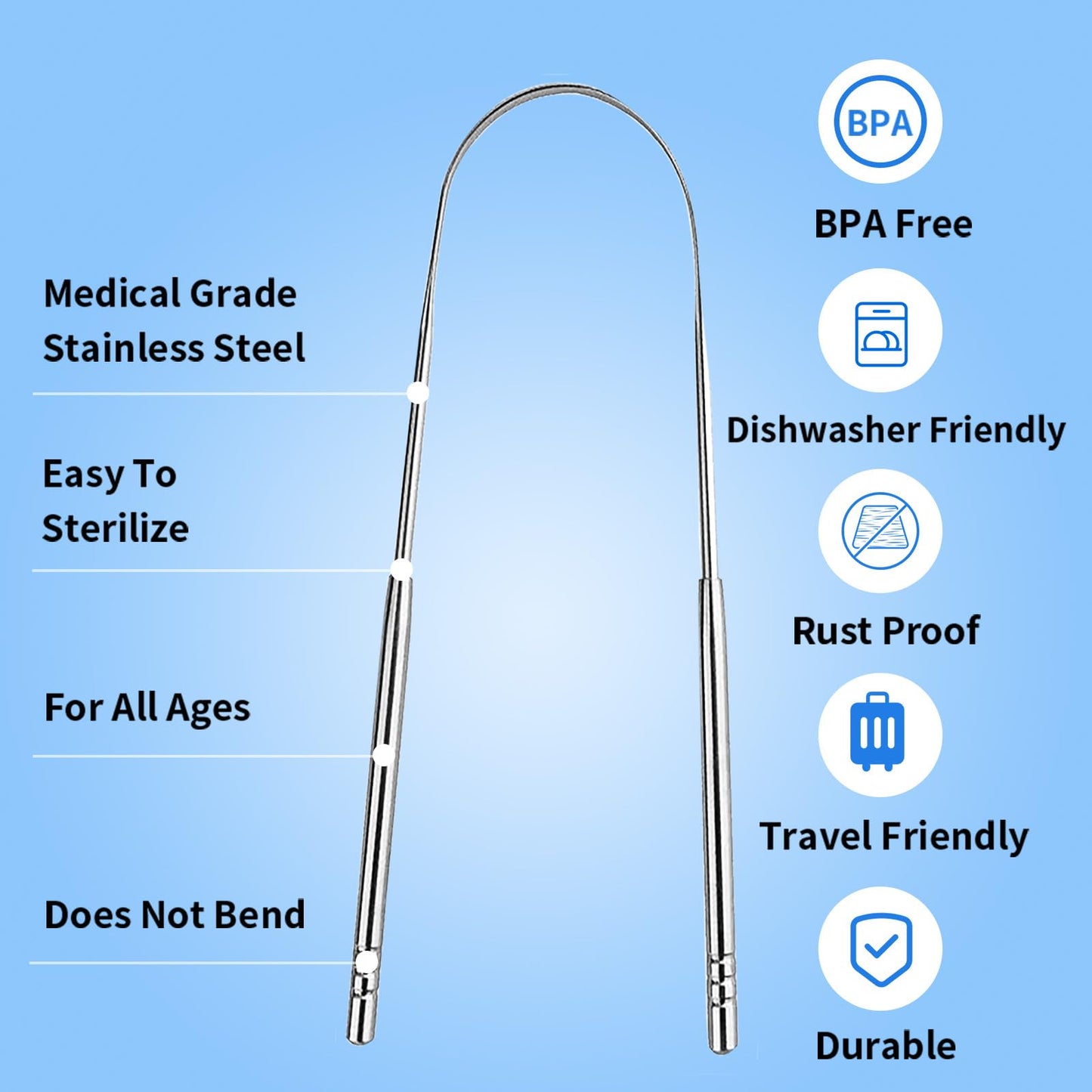 Electric Toothbrush with 6 Brush Heads and Timer