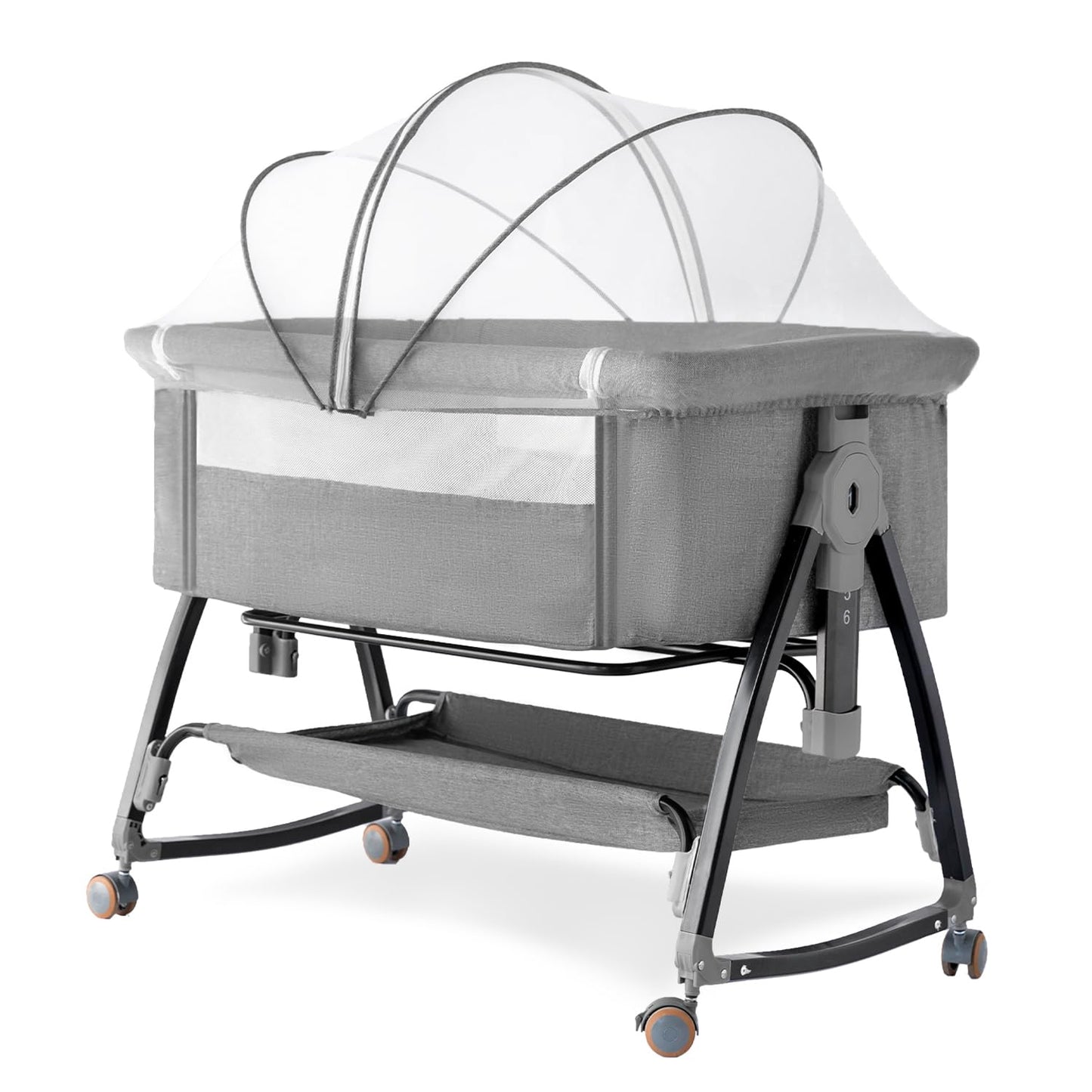 3 in 1 Baby Bassinet with Quick Height Adjustment