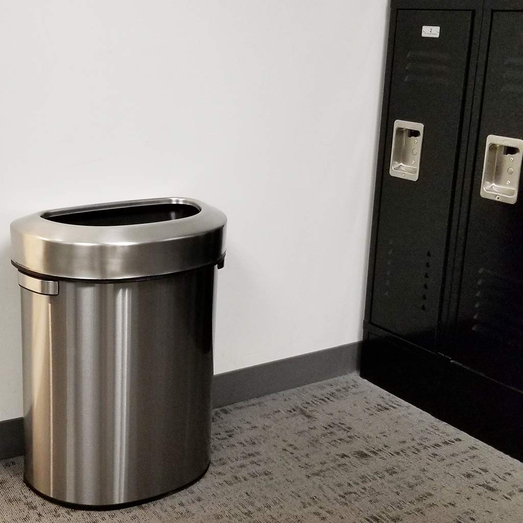 iTouchless 18 Gallon Stainless Steel Trash Can
