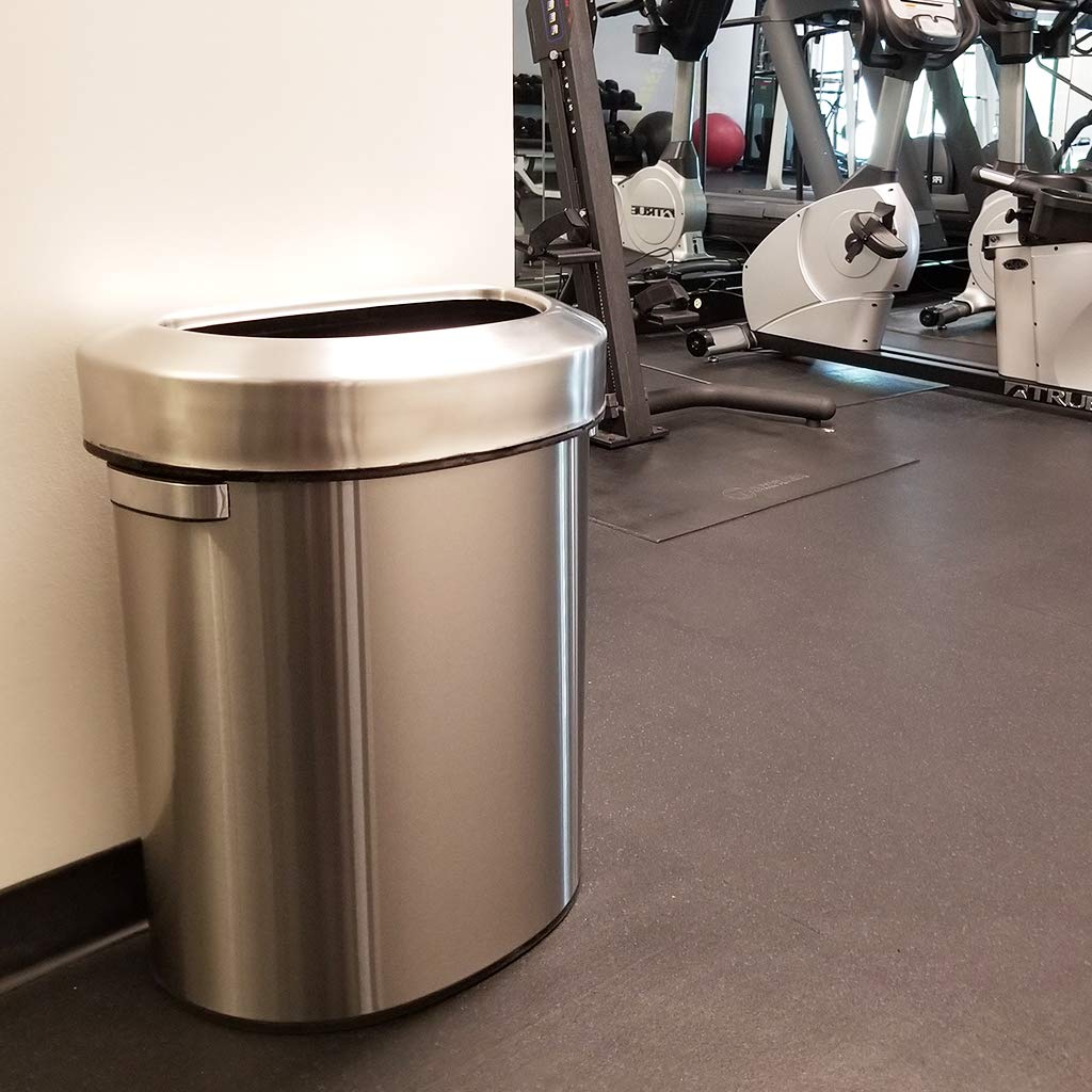 iTouchless 18 Gallon Stainless Steel Trash Can