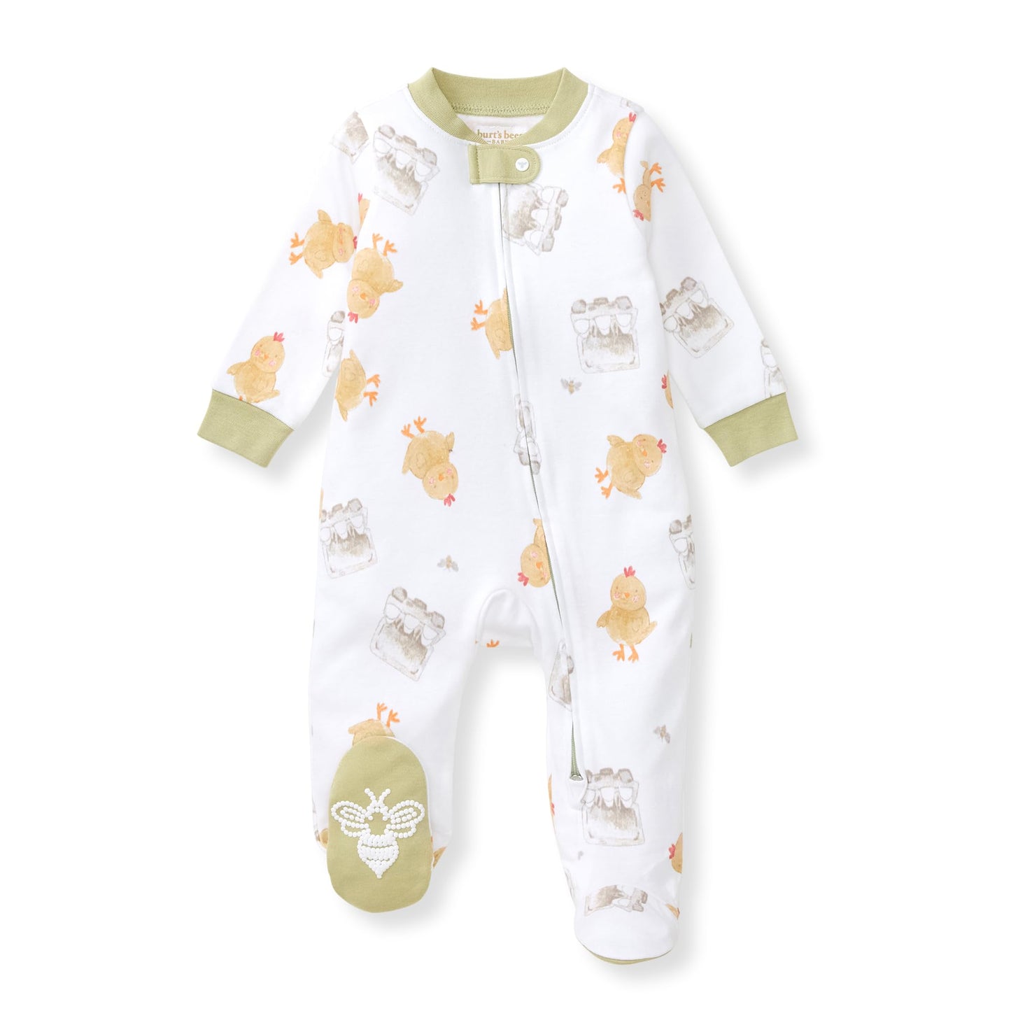 Burt's Bees Baby Organic Cotton Footed Pajamas