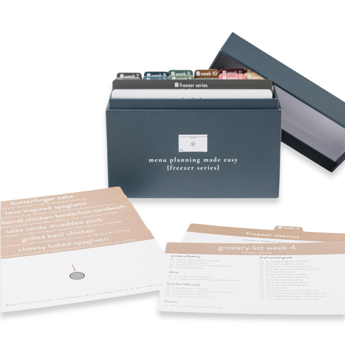 Passionate Penny Pincher Freezer Meal Planner Recipe Box