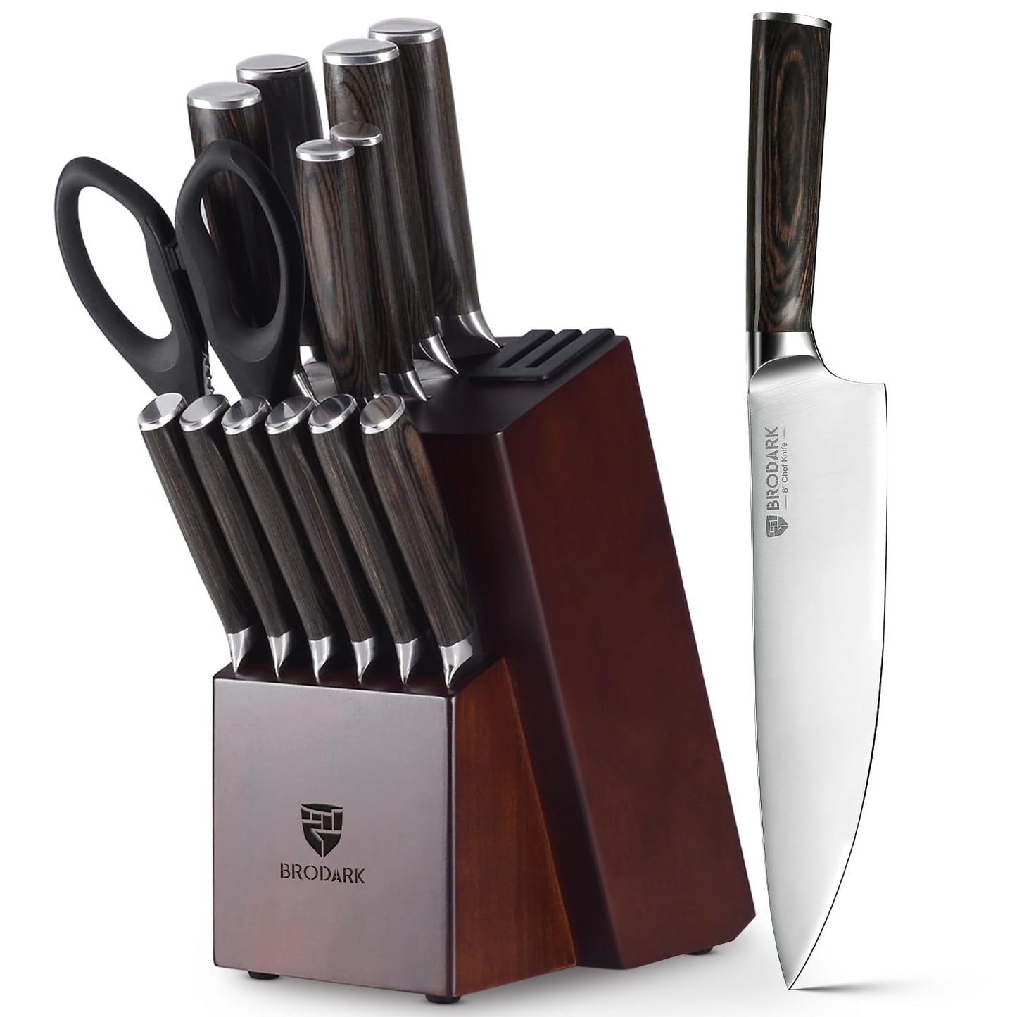 15-Piece Ultra Sharp Kitchen Knife Set