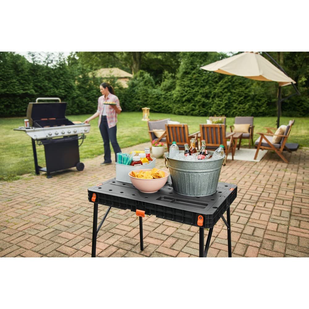 BLACK+DECKER Portable Versatile Workbench and Table
