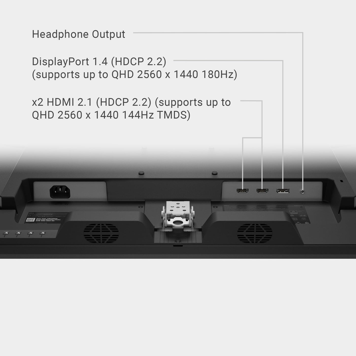 27-inch Dell QHD Gaming Monitor 180Hz 2ms
