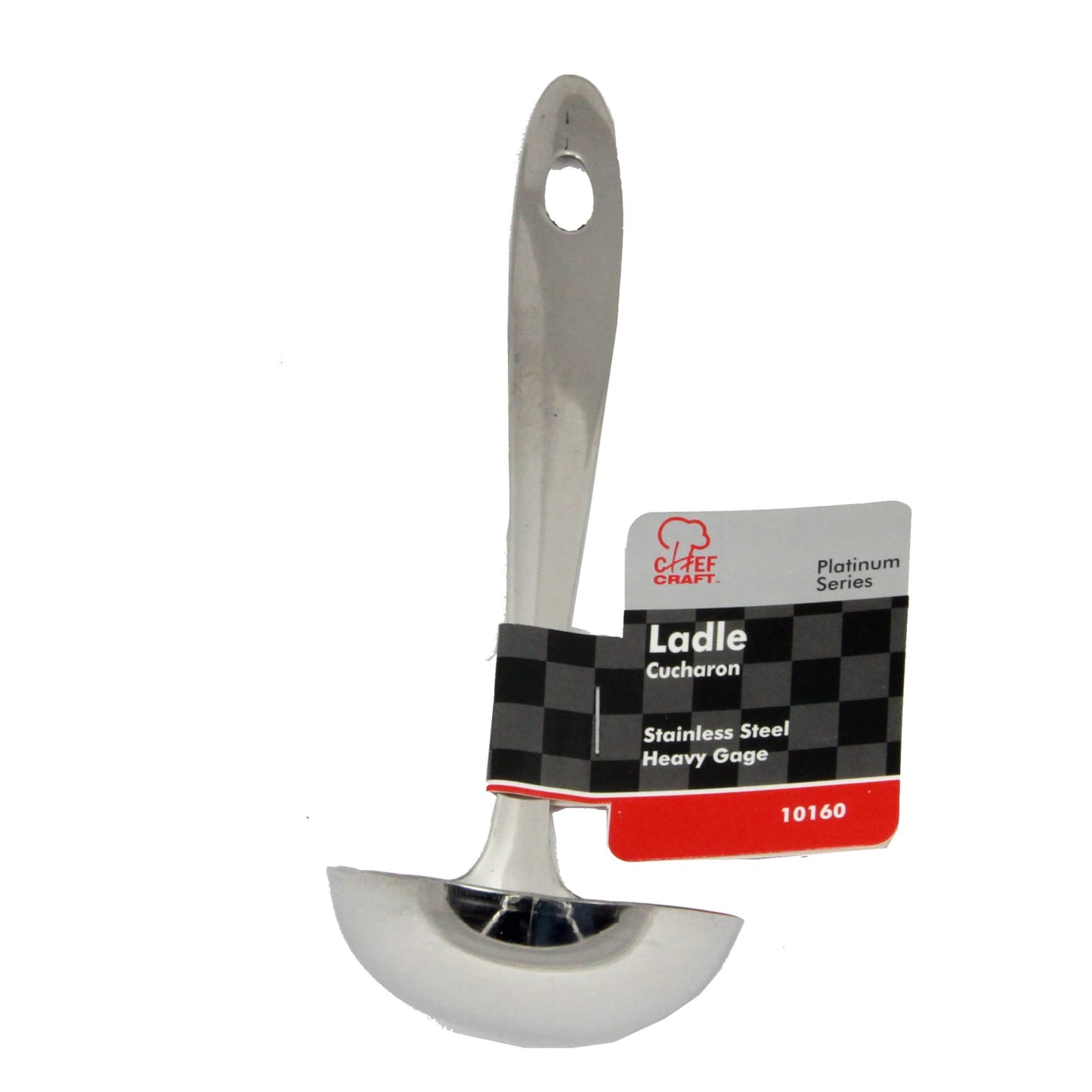 Chef Craft Stainless Steel Serving Ladle, 8-Inch