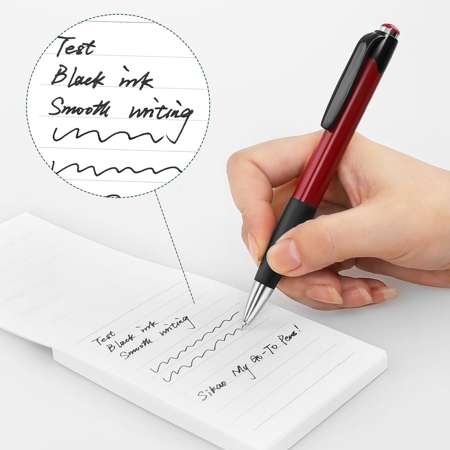 Bulk Retractable Ballpoint Pens 36 Pack Black Ink