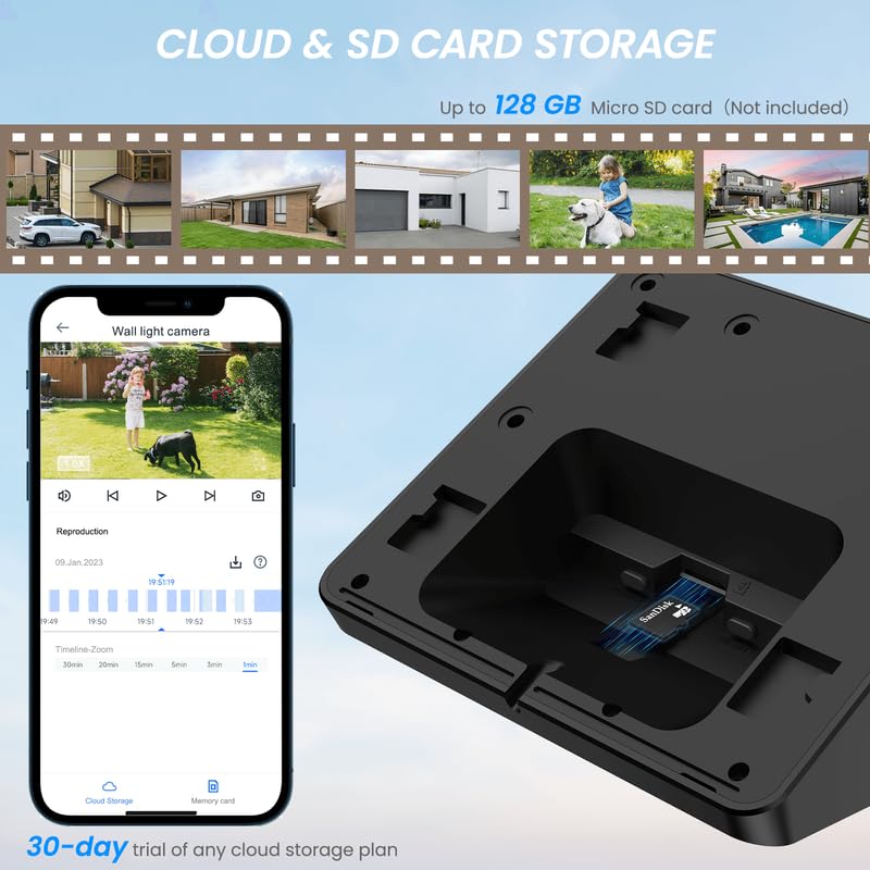 Cinnado 2K Wireless Solar Security Camera
