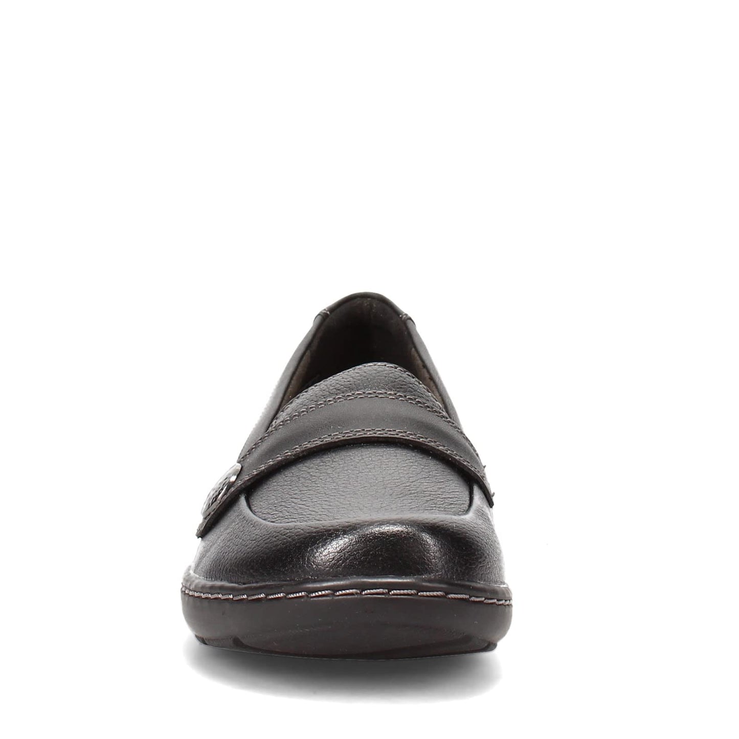 Clarks Women's Black Leather Cora Daisy Loafers