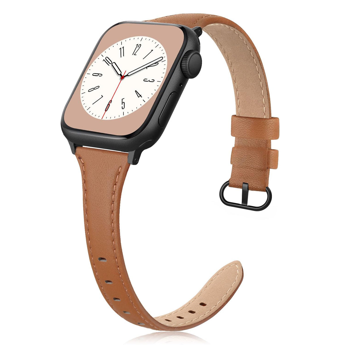 Slim Genuine Leather Band for Apple Watch 42–46mm