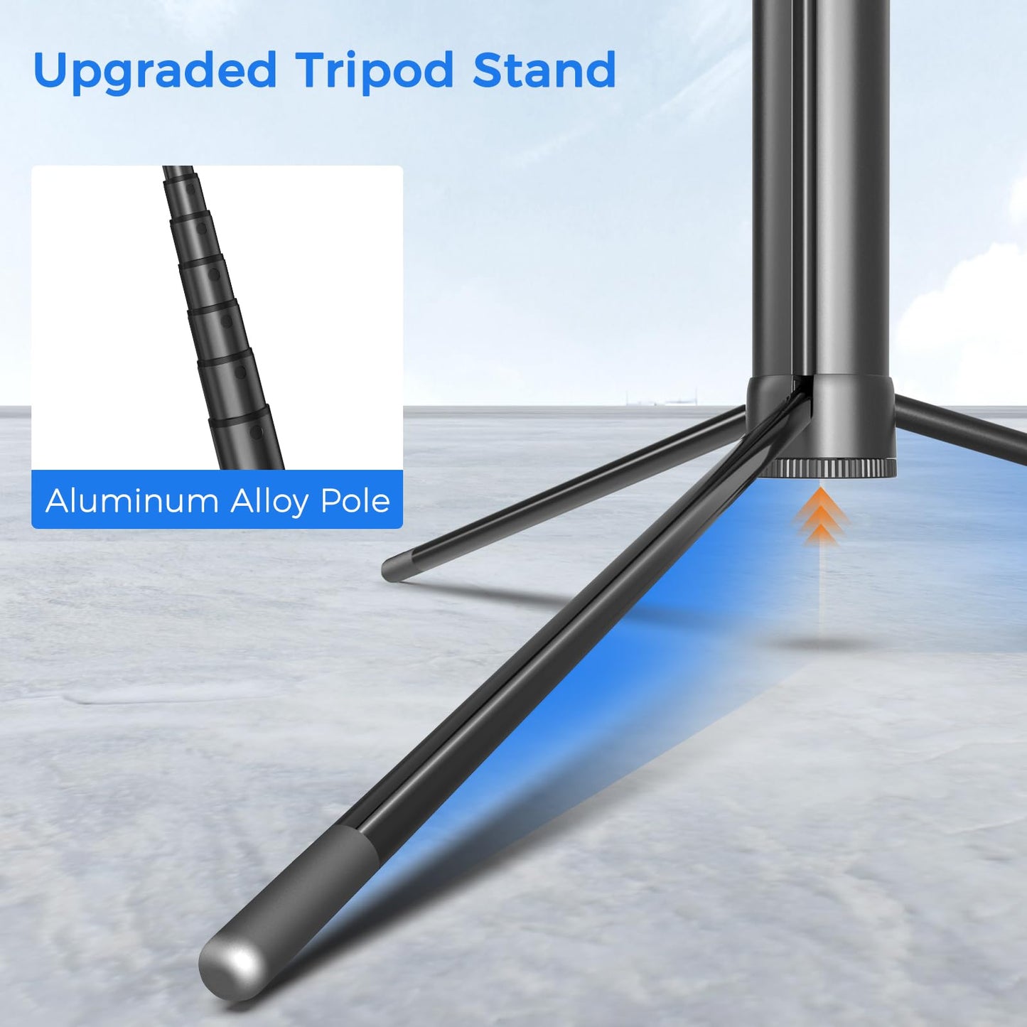 Extendable Selfie Stick Tripod with Remote Control