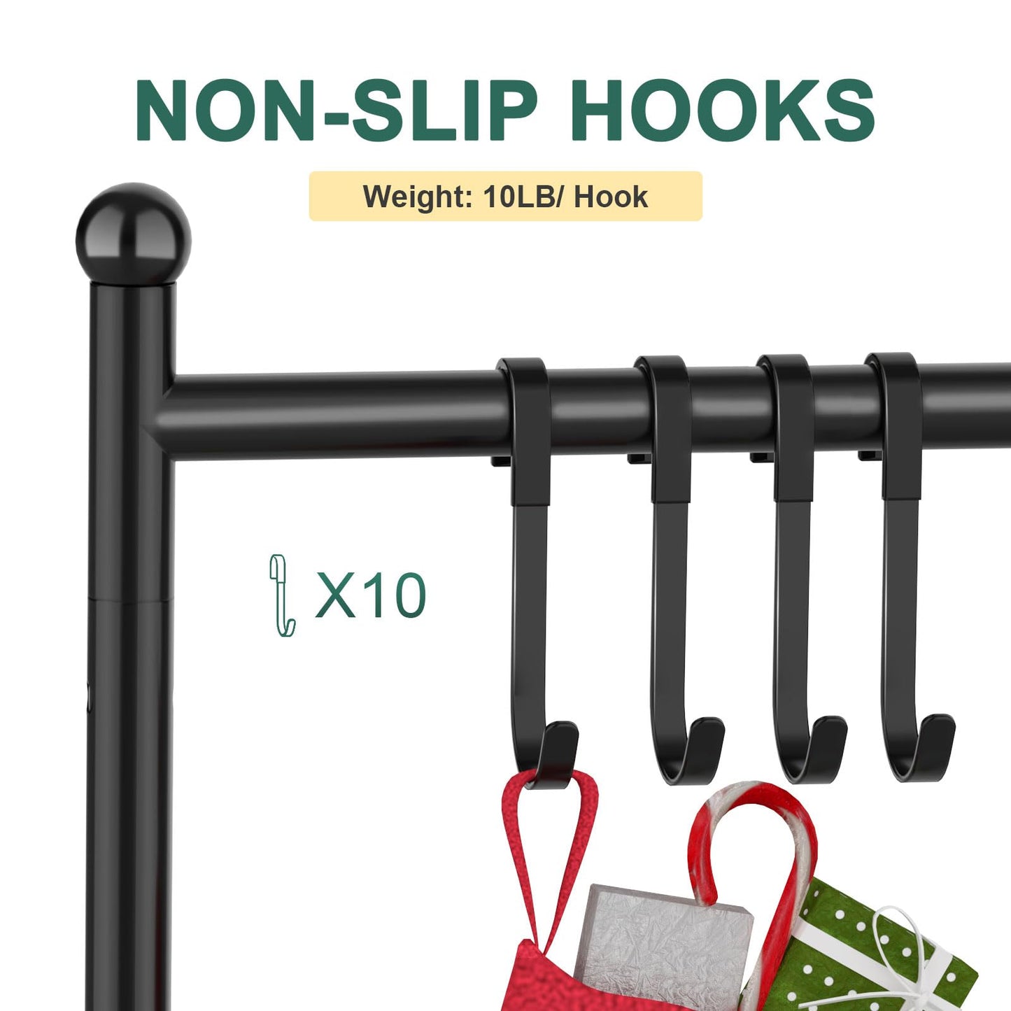 Coonoor Kids Clothing Holder Stand with Hooks