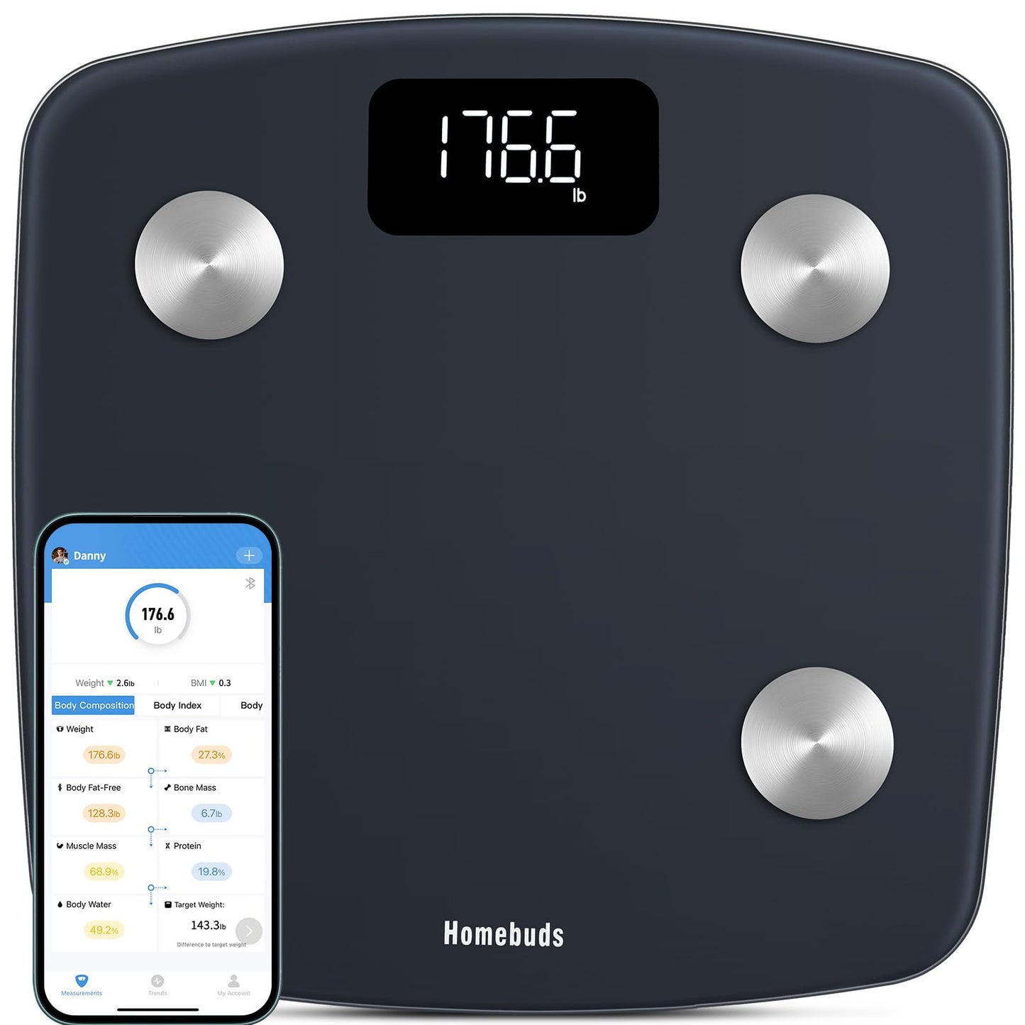 Digital Bathroom Scale for Body Weight and Fat