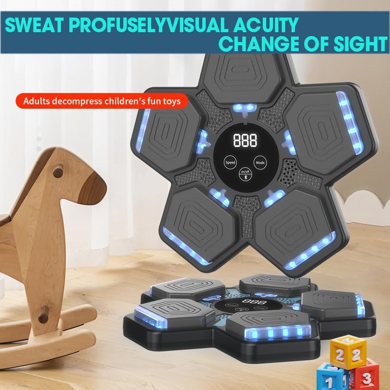 Music Boxing Machine with Smart Bluetooth & Gloves