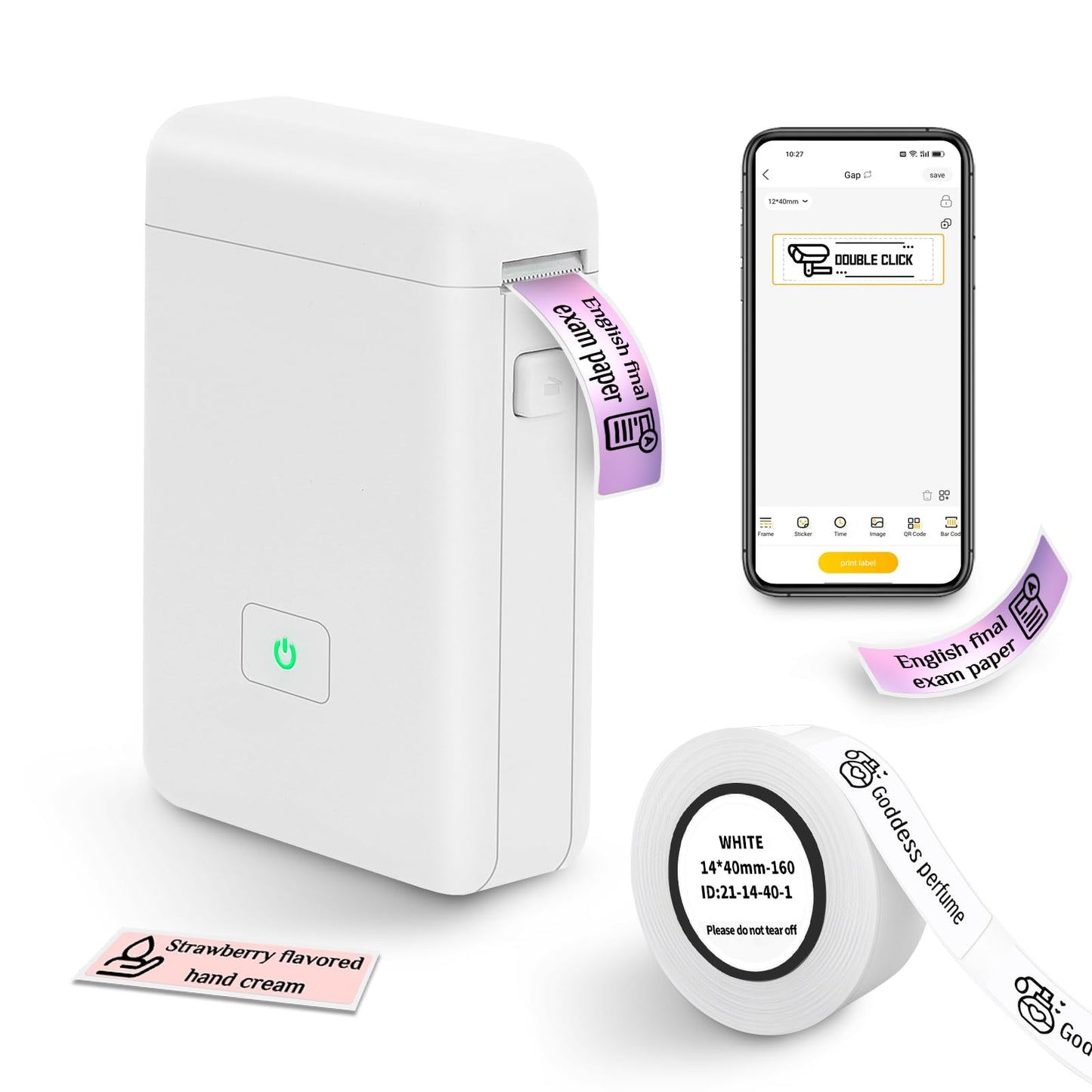 Bluetooth Label Maker for Storage and Organizing