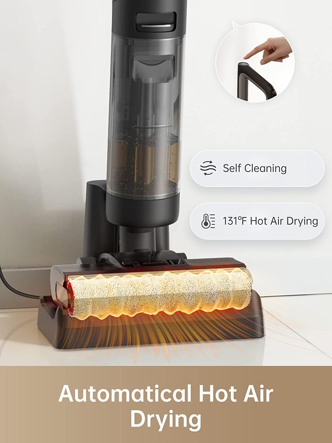 DREAME Cordless Wet Dry Vacuum Mop Cleaner