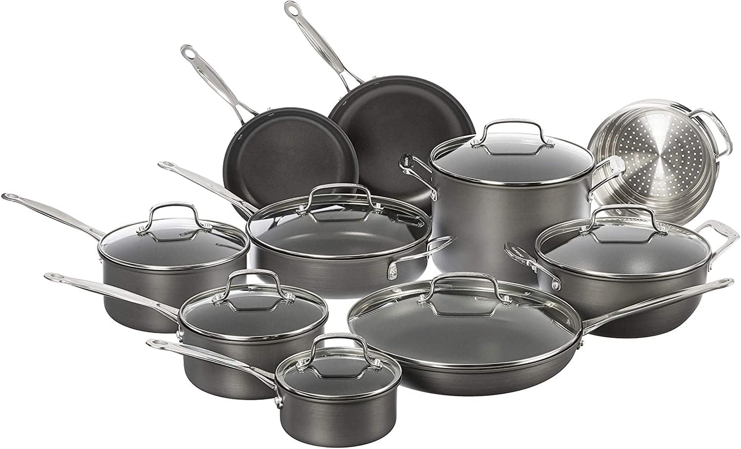 Add 2 to Your Cart! Cuisinart 17-Piece Nonstick Cookware Set