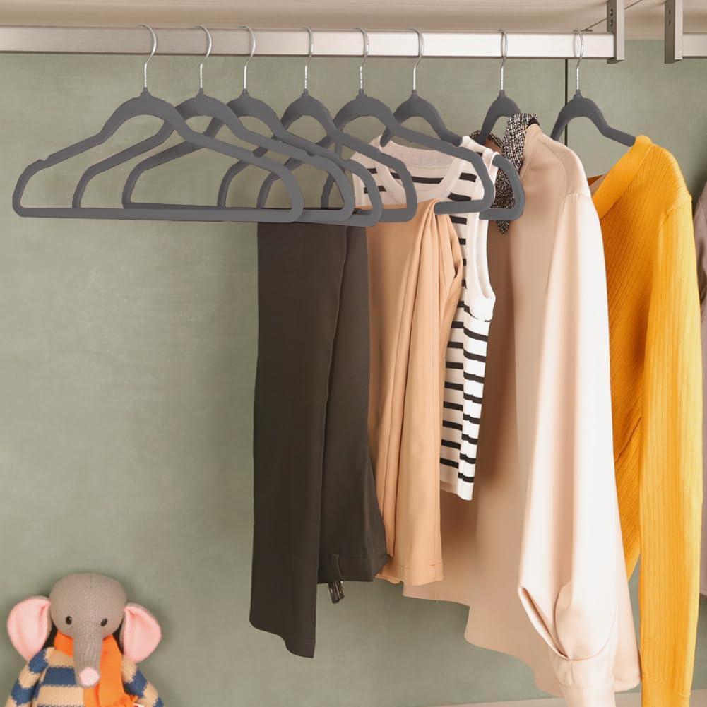 52 Pack Velvet Non-Slip Clothes Hangers