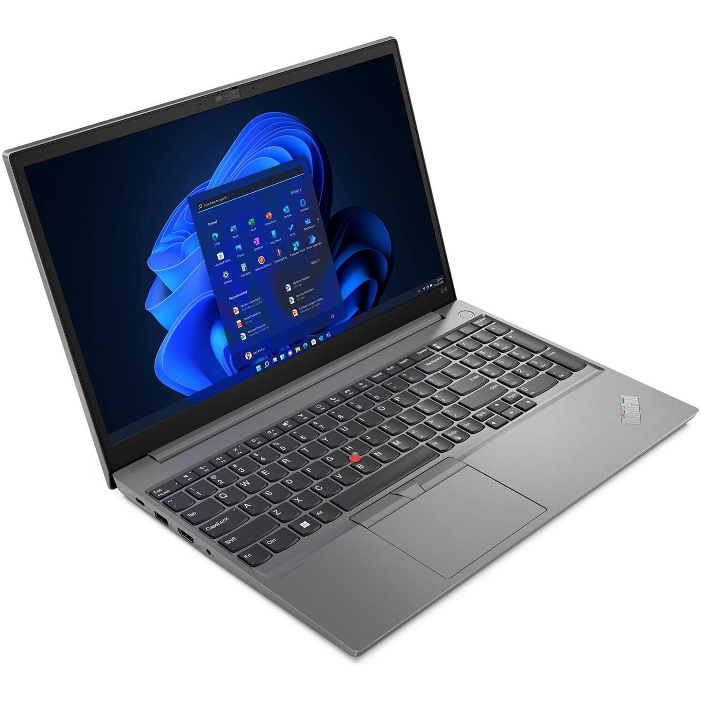 Lenovo ThinkPad E15 Gen 4 15.6" FHD IPS Business Laptop (Intel i7-1255U, 16GB RAM, 512GB SSD, WiFi 6E, Bluetooth 5.3, Thunderbolt 4, Webcam, RJ-45, Win 11 Pro) w/DKZ Hub USB Port Expander