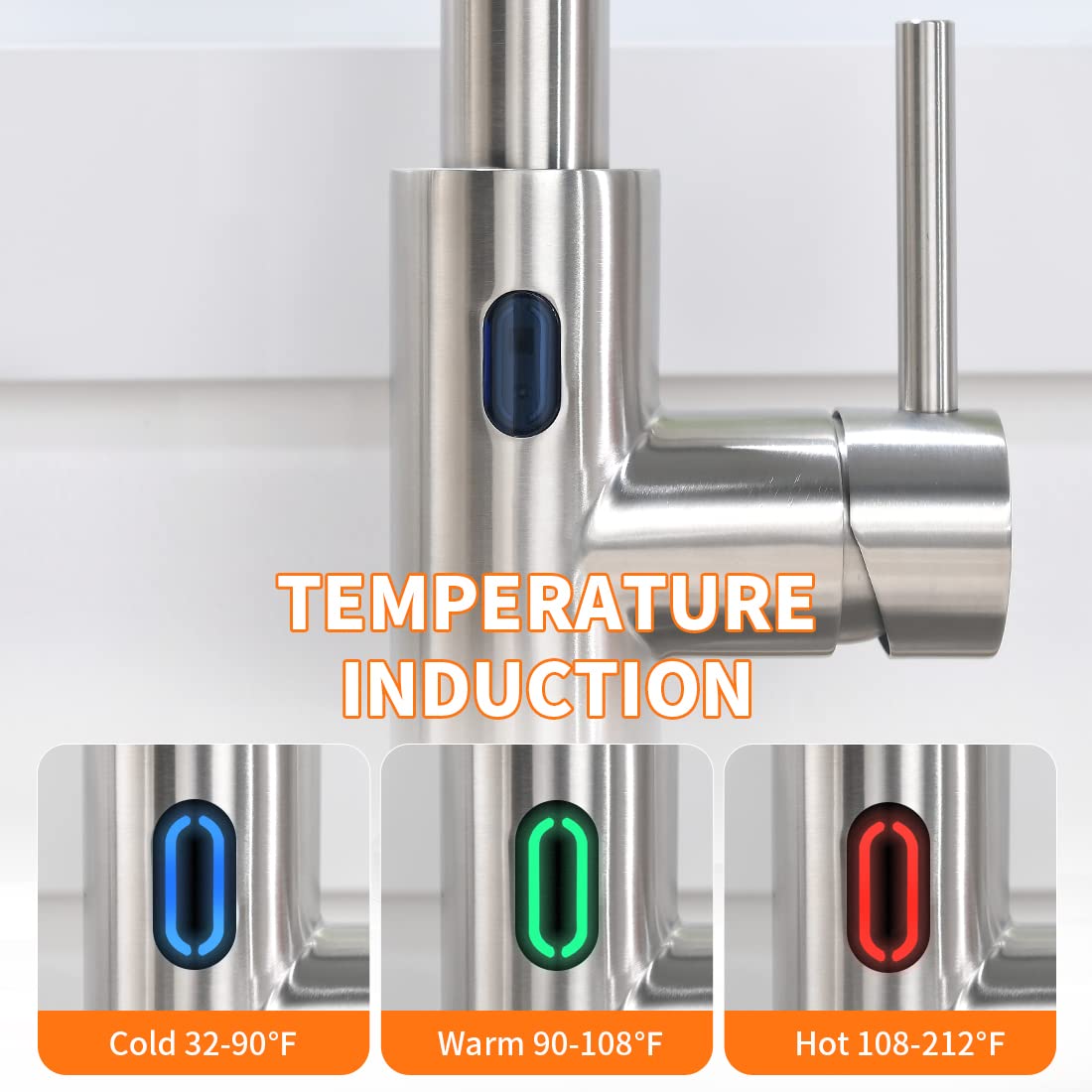 Touchless Kitchen Faucet with Pull Down Sprayer