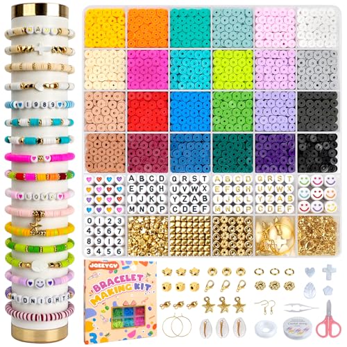 5500pcs Clay Beads Bracelet Making Kit for Kids