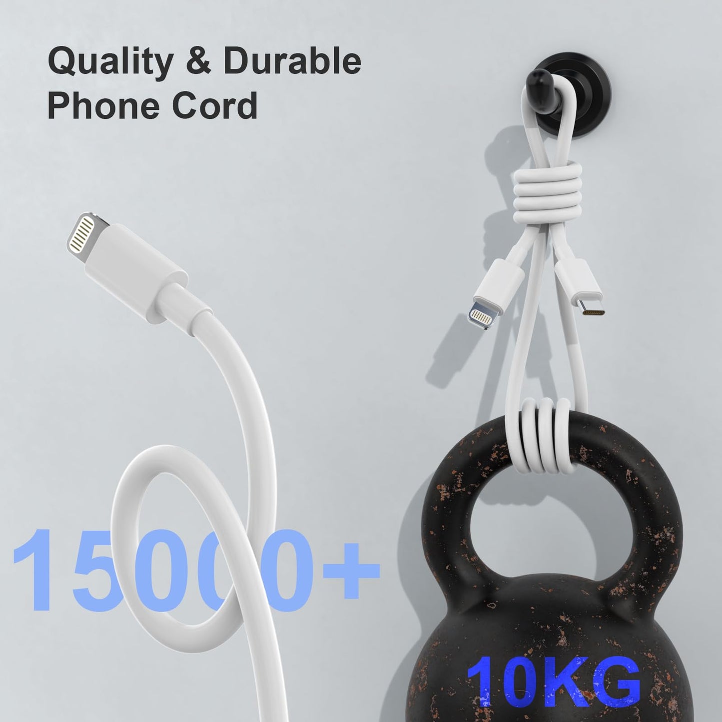 iPhone Charger, 2 Pack 20W PD USB C Wall Fast Charger Adapter with 2 Pack 6FT Type C to Lightning Cable Compatible for iPhone 14 13 12 11 Pro Max XR XS X,iPad