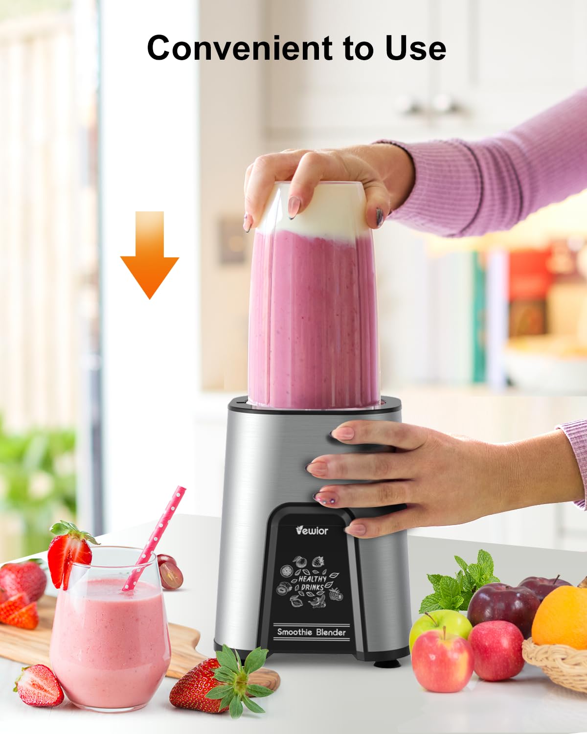 900W Personal Blender for Smoothies and Shakes