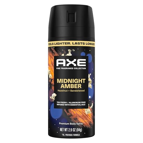 AXE Aluminum Free Body Spray 72 Hour Freshness 2.9oz