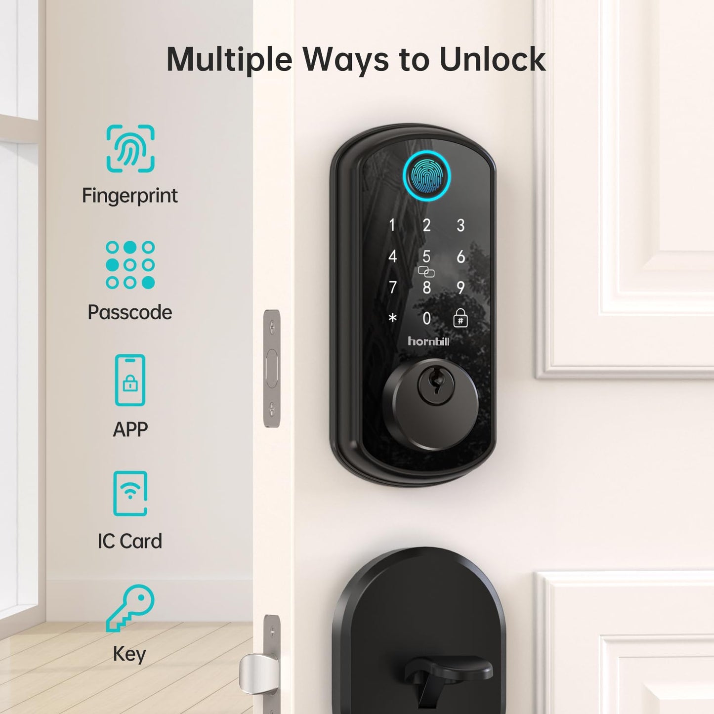 Smart WiFi Fingerprint Deadbolt Lock by hornbill