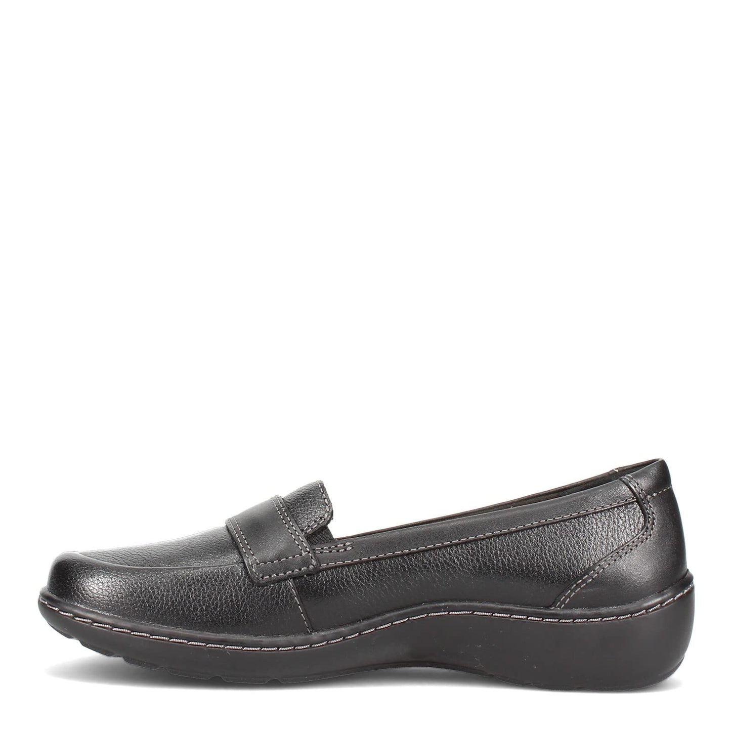 Clarks Women's Black Leather Cora Daisy Loafers