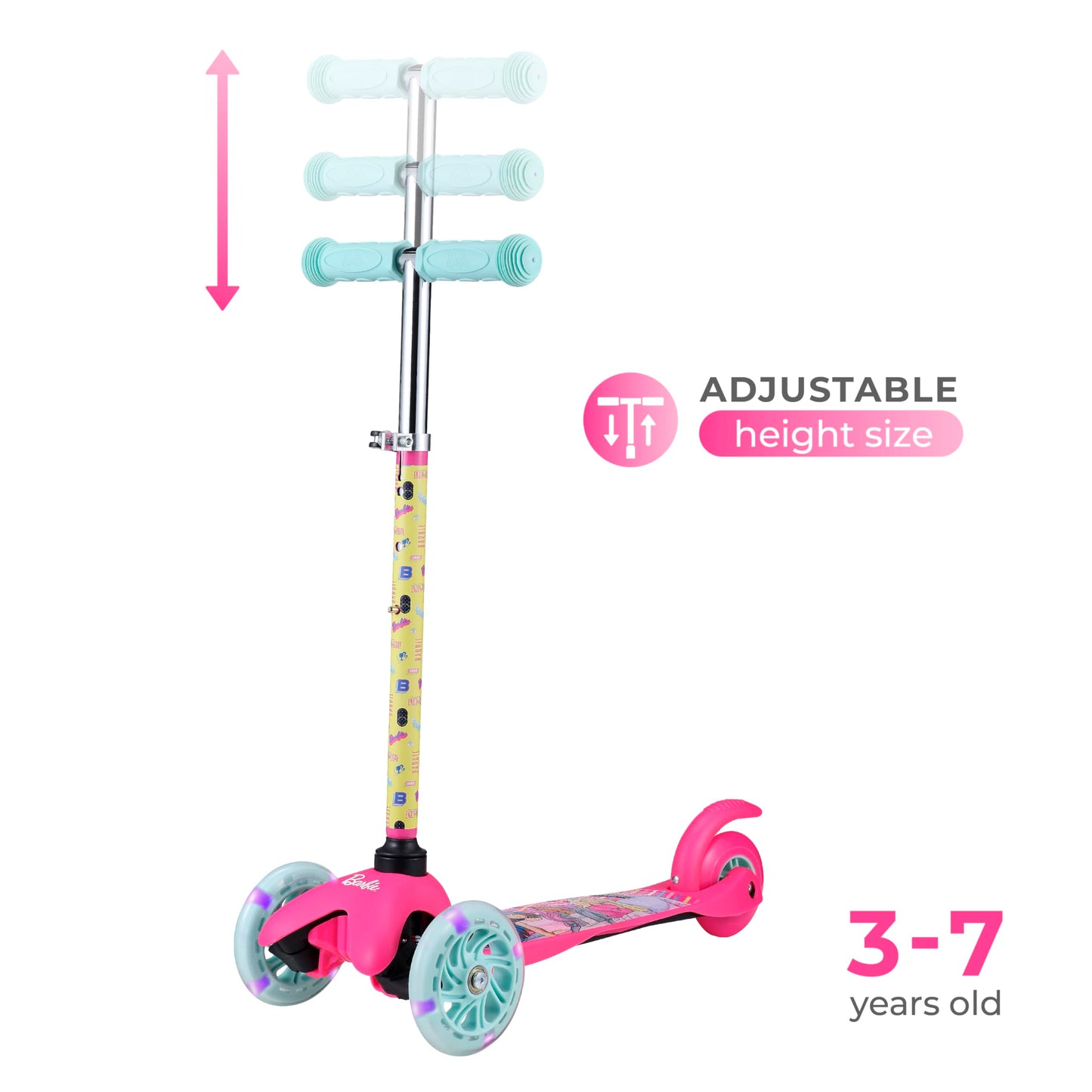 Barbie Self Balancing Kick Scooter with Lights
