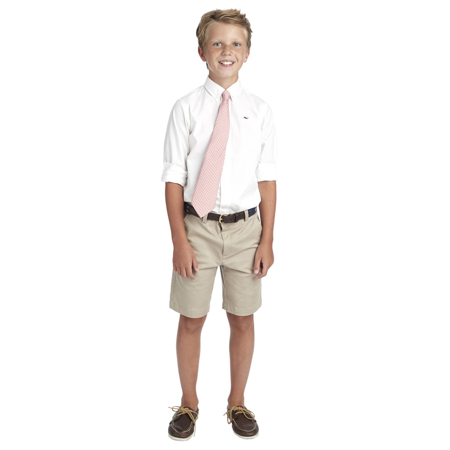 Boy's Long Sleeve Oxford Whale Shirt by vineyard vines