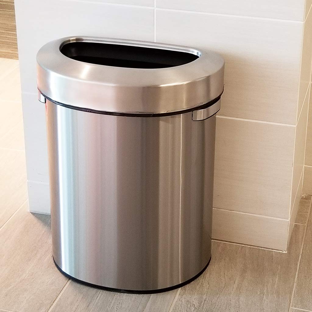 iTouchless 18 Gallon Stainless Steel Trash Can