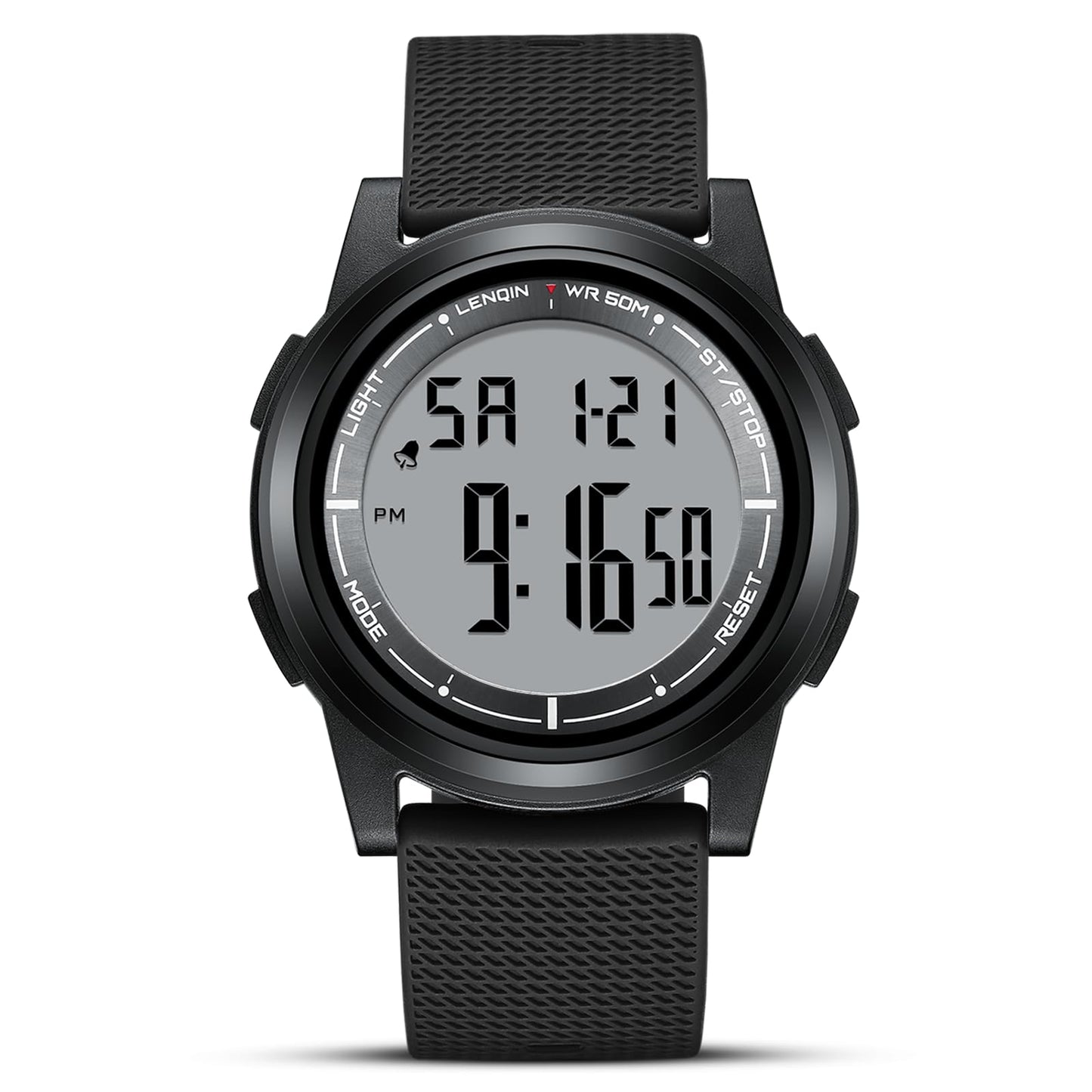 Digital Stopwatch Sports Watch with LED Backlight