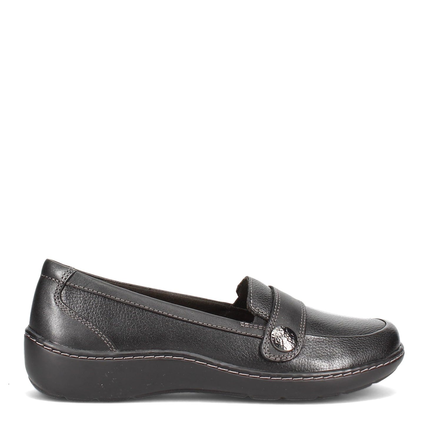 Clarks Women's Black Leather Cora Daisy Loafers