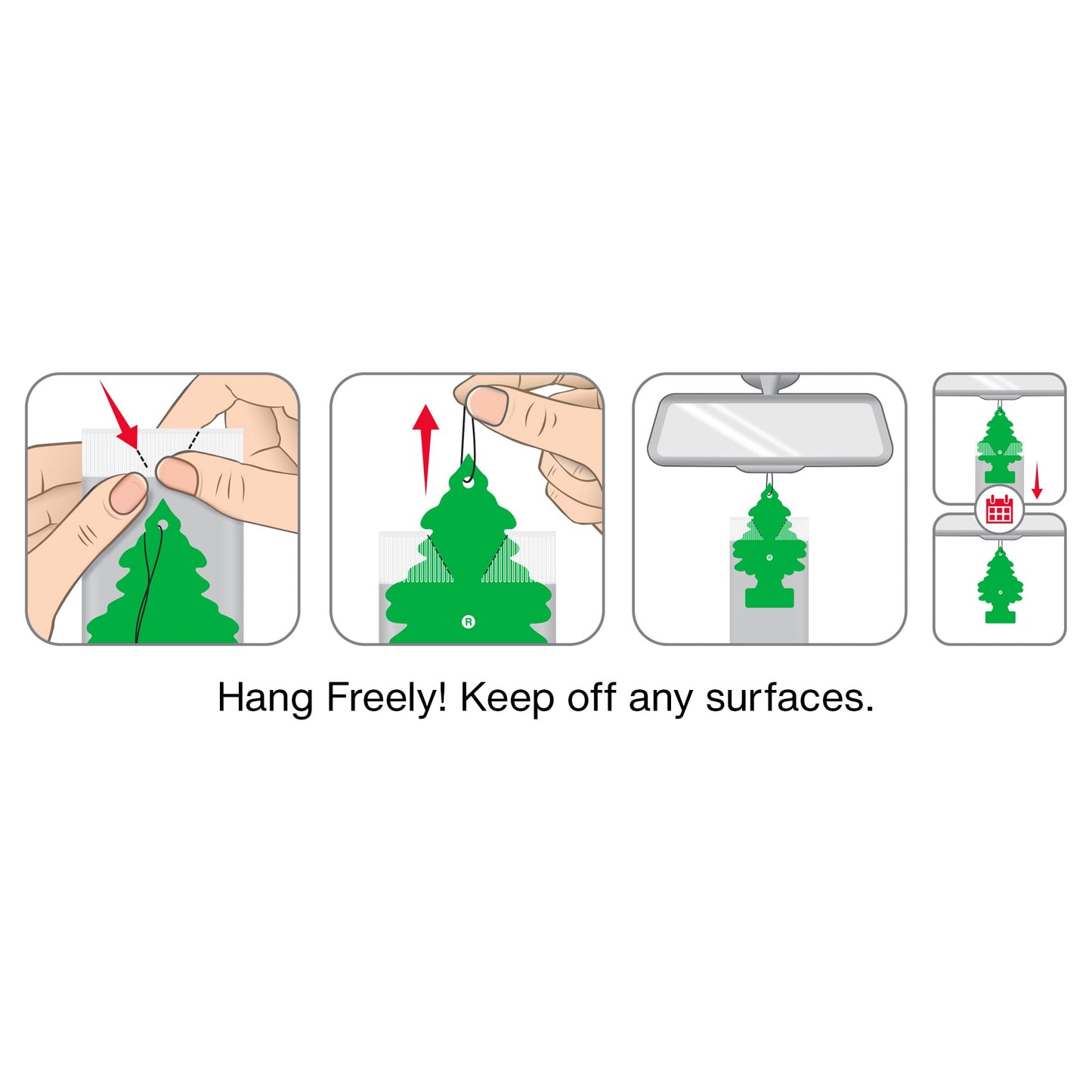 LITTLE TREES Long Lasting Car Air Fresheners
