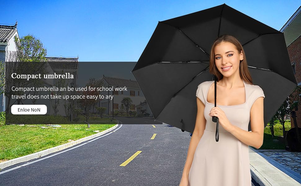 Compact Automatic Travel Umbrella by POKIXY