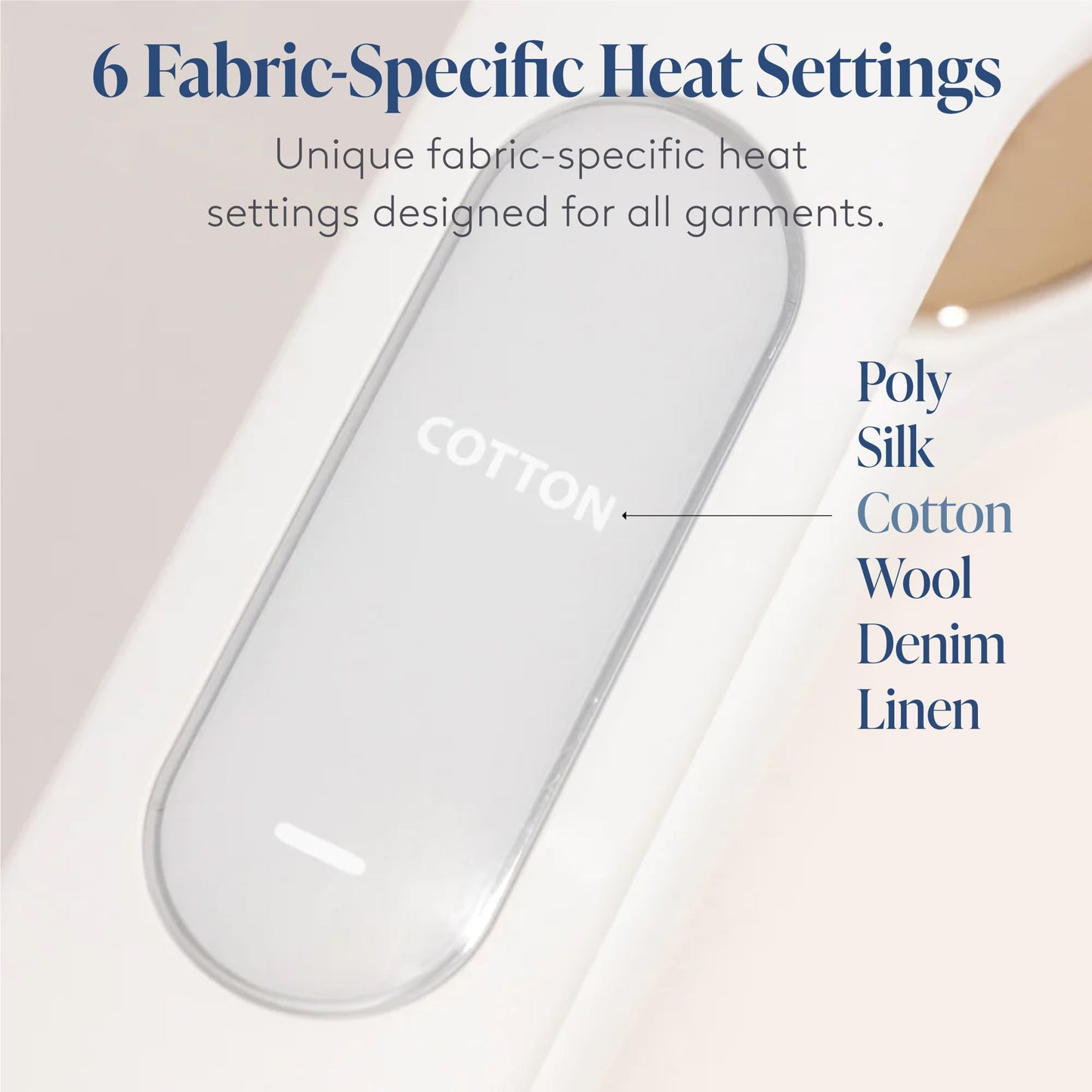NORI Handheld Travel Steam Iron with 6 Settings