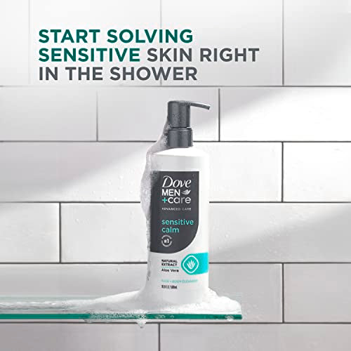 UPDATE: DEAD ❗ DOVE MEN + CARE Advanced Care Face + Body Cleanser Sensitive Calm 3 Count for Sensitive Skin Body Wash with Natural Extract Aloe Vera 16.9 oz