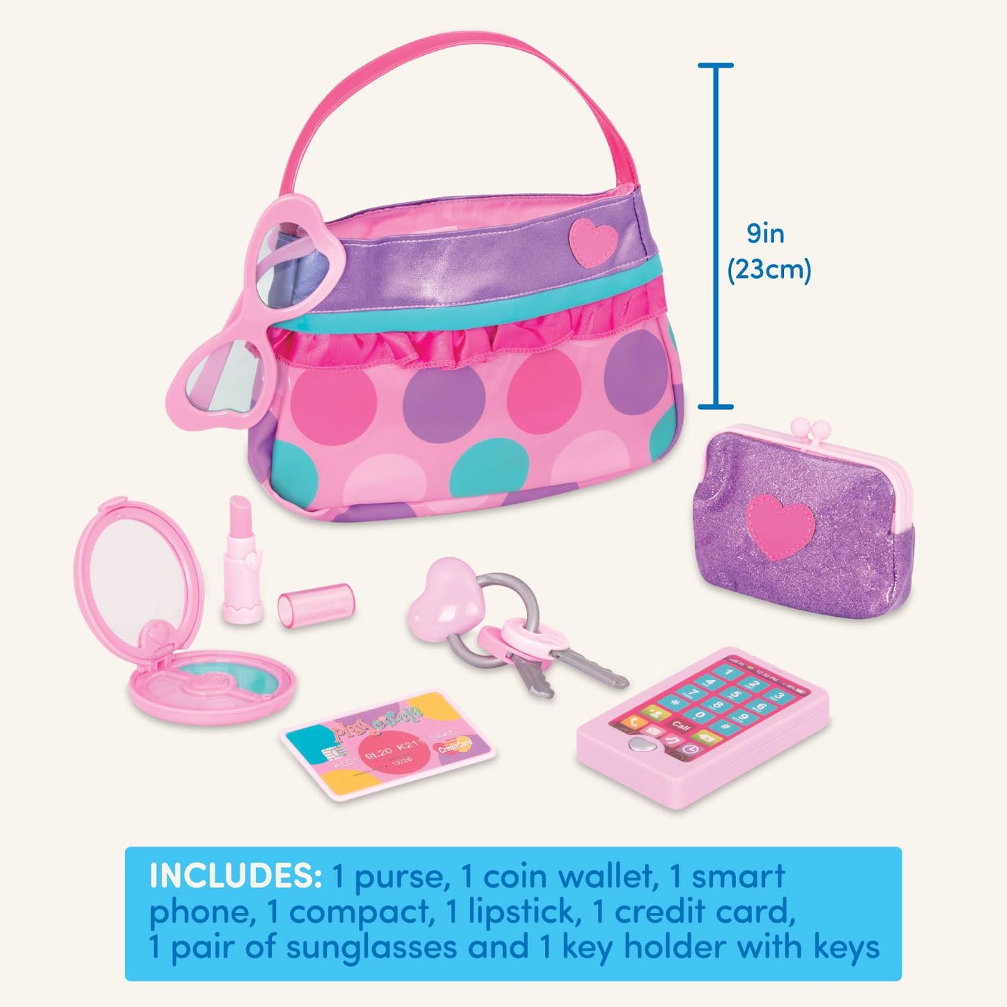 Battat Makeup & Beauty Dress Up Set for Kids