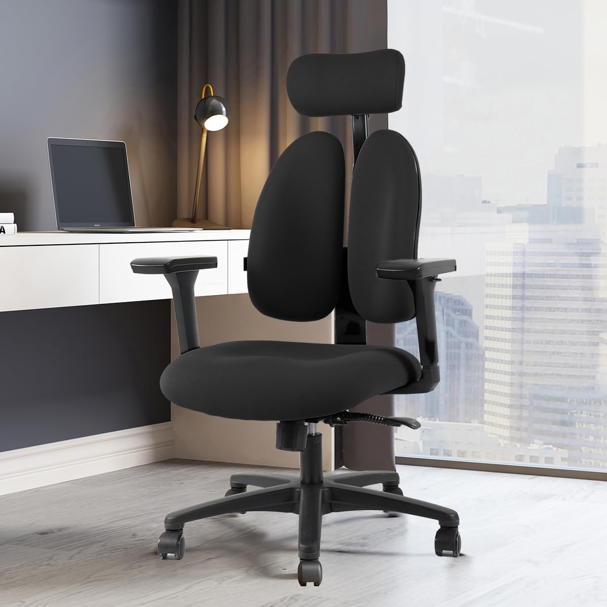 DERSITE Ergonomic Office Chair with Lumbar Support