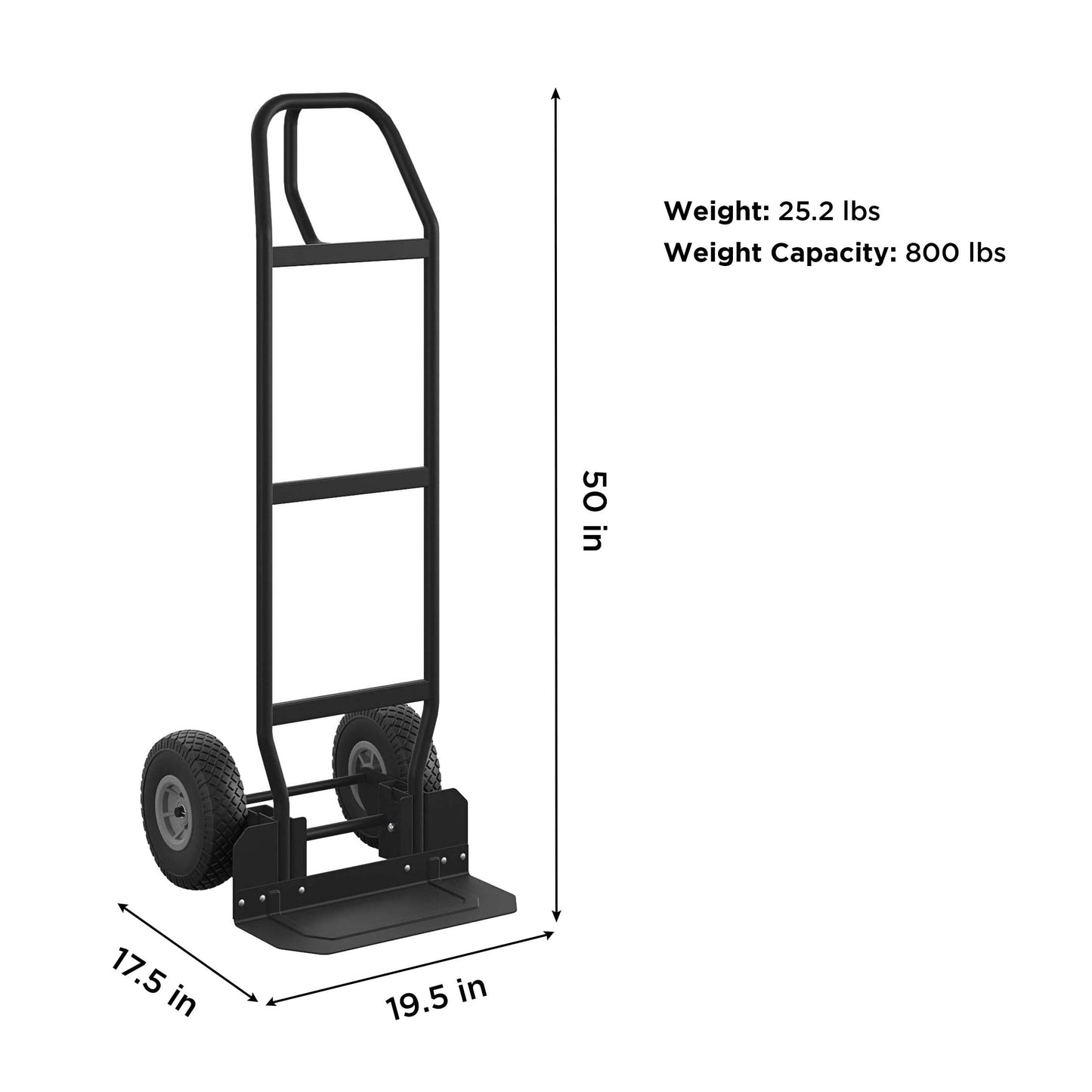 COSCO 800lb Load Assist Hand Truck with Wheels